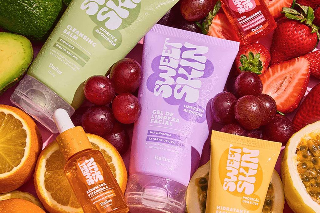 Dailus estreia no mercado de skincare com a linha Sweet Skin | Clube do Skincare