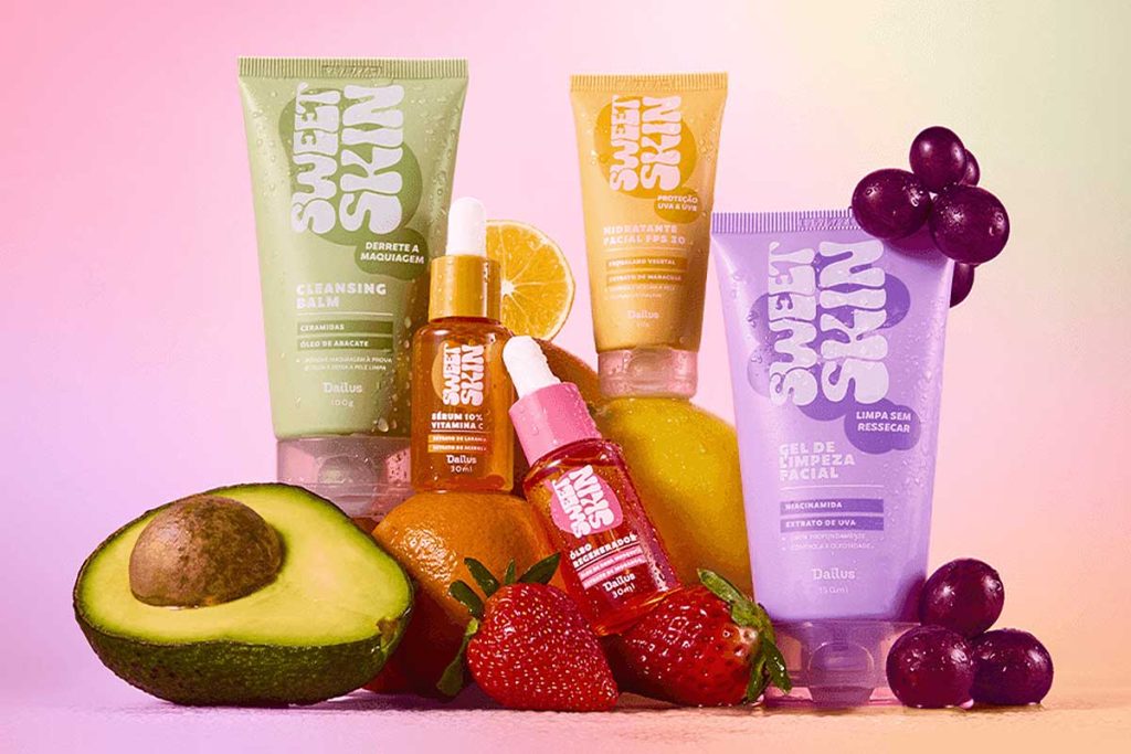 Dailus estreia no mercado de skincare com a linha Sweet Skin | Clube do Skincare